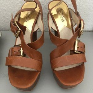 Michael Kors Cross Strap Platform